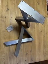 Edelstahl Beine Für Bank oder Couchtisch/Beistelltisch 6x6cm X-Form