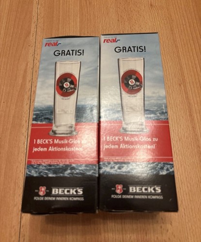 Becks biergläser neu - biergläser, 2x