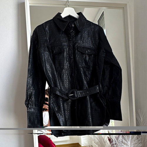 Zara damen jacke kunstleder - damen,