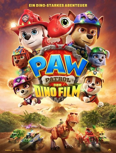 Paw patrol dinofilm kinoplakat - dinofilm,