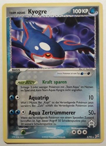 Kyogre 2005 pokemon - kyogre, 3/95,