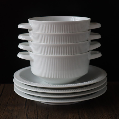 4er set suppentassen - set,