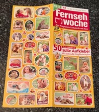 Sticker Bogen aus Zeitschrift