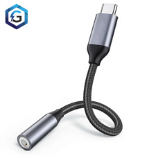 USB C auf AUX Adapter Typ C  Kabel 3,5mm Klinke Handy Audio Musik Kopfhörer AUX