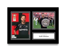 Xabi Alonso signed A4 Foto
