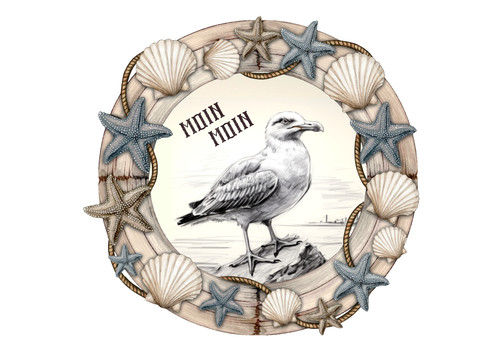 Möwe muschel maritim - möwe/muschel,