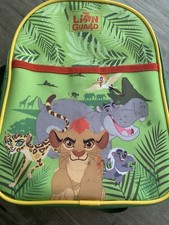 ❌Kindergarten Rucksack DISNEY Grün Simba König d Löwen Freizeit Reißverschluss
