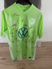 VfL Wolfsburg Trikot - Sammlerstück - Original Unterschriften - Neu - Ungetragen