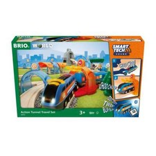 Brio 33972 Smart Tech Action Tunnel Reisezug Set 3+Jahre