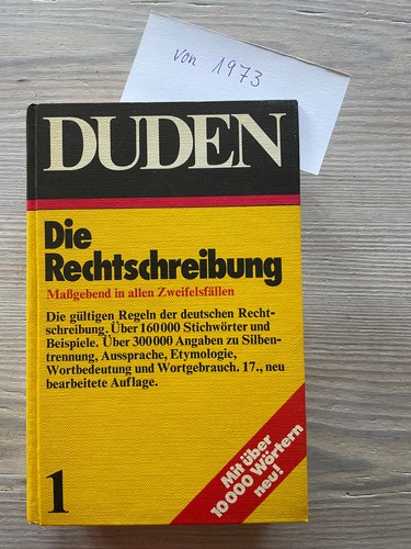 Duden die rechtschreibung - duden,