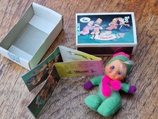 El Greco „Flämmchen“ Streichholzschachtel Puppe vintage 70er 80er Püppchen