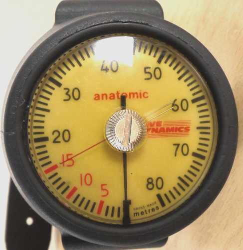 Vintage tauchen tiefenmesser - vintage,