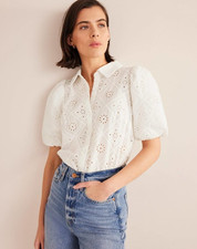 Boden - Broderie Puff Sleeve
