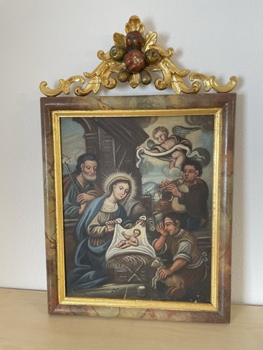Sehr altes heiligenbild - sehr,