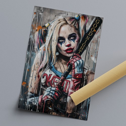 Harley quinn poster - quinn,