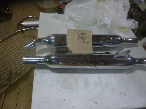 Triumph t100 auspuff - triumph,
