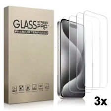 Echt Glas für iPhone 3x 17 16 15 14 13 12 11 XR Pro Max Mini Panzerfolie Schutz