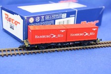 Roco 37509 Spur TT DB Containertragwagen"Hamburg-Süd"/sehr guter Zustand/OVP