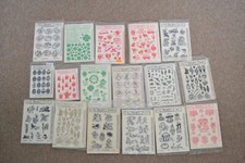 Konvolut sehr gut erhaltene typofix Rubbelbilder Bogen 234 Stück