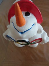 Seltenes Maskottchen Schneemandl von Olympischen Winterspielen 1976 Innsbruck