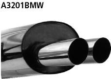 Bastuck sportauspuff bmw - sportauspuff, 320i