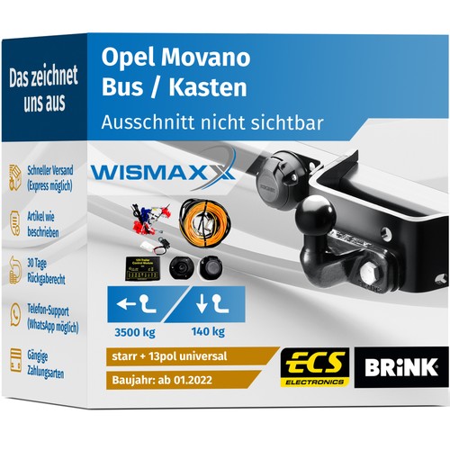 Anhängerkupplung für opel - für,