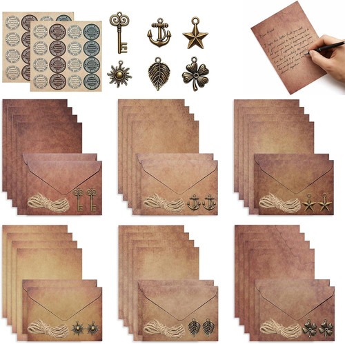 Vintage briefpapier set mit - briefpapier,
