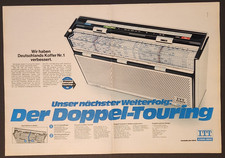 B73. ITT Schaub Lorenz Weltempfänger Kofferradio Werbung Reklame 1973