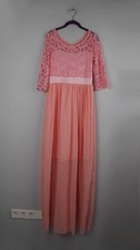Abendkleid rosa Koralle 40 L