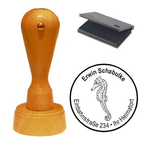 Stempel seepferdchen seepferd - stempel,
