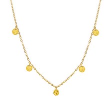 Damen kette mit plättchen - kette,