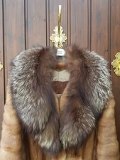 SILBERFUCHS PELZ KRAGEN POLARFUCHS FELL CAPE STOLA FARBE:ORIGINAL EINHEITSGRÖßE