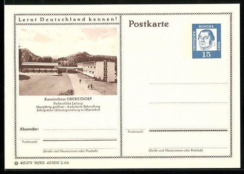 Ansichtskarte oberstdorf - ansichtskarte,