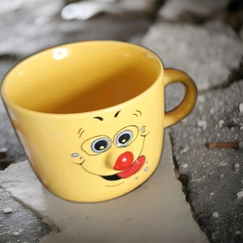 Kaffeetasse mit gesicht nase - gesicht, 3