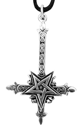 Pentagramm umgedrehtes kreuz - pentagramm,