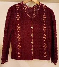 Strickjacke, Handarbeit