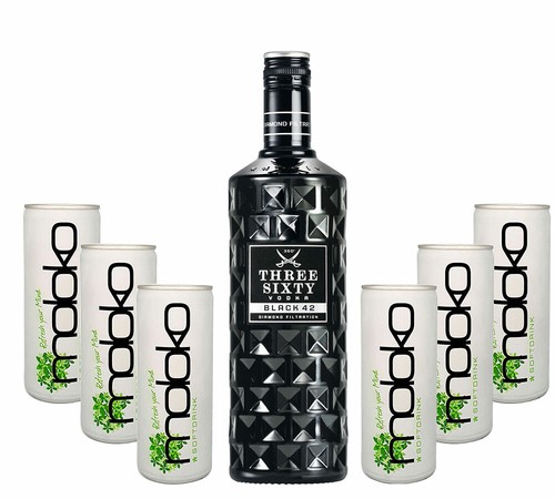 Three sixty black vodka - sixty,