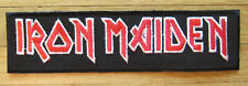 Aufnäher / Aufbügler/ Patch: IRON MAIDEN - Logo Schriftzug A - Rar!