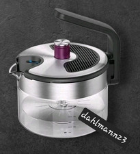 Kezzel® Wasserkessel für Induktionsherde Wasserkocher 1,5 L Edelstahl Glas Neu