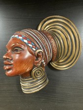 Wandmaske Wandbild Keramik