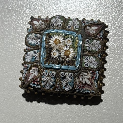 Prachtvolle millefiori brosche - prachtvolle,