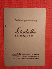 Echolette E 51 Echo Hallgerät