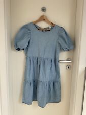 H&M Damen Kleid Gr. XS Blau