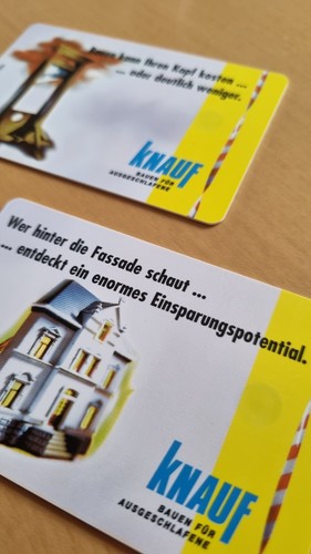 Telefonkarten knauf - telefonkarten, "knauf"