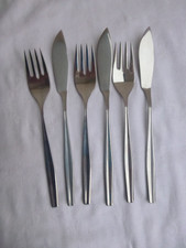 WMF Cromargan  original Frankfurt Fischbesteck 3 Personen 6 Teile neuwertig TOP