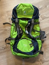 Deuter Fox 40 Wanderrucksack Kinder, Sehr Guter Zustand, Grün/Blau
