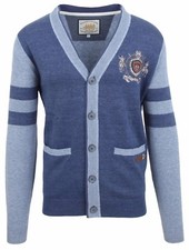 VAN SANTEN & VAN SANTEN Strickjacke Cardigan Größe L 100% Baumwolle Cotton Blau