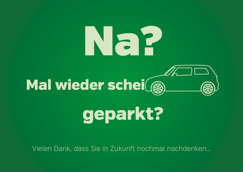 Scheiße geparkt karten - scheiße,