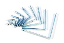 10/50/100 Stücke Stuhlwinkel Winkelverbinder Metallwinkel Möbelwinkel Eckplatte 