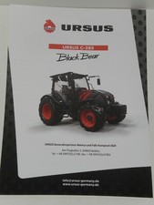URSUS C-395 Black Bear Traktoren Prospekt ( 3233 )